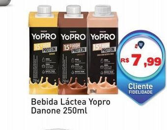 Tonin Superatacado Bebida láctea yopro danone 250ml oferta
