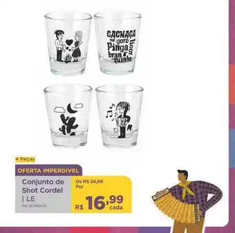 Le Biscuit Conjunto De Shot Cordel Le oferta