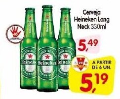 Cercadão Cerveja Heineken Long Neck 330ml oferta