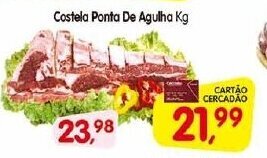 Cercadão Costela Ponta de Agulha 1kg oferta