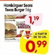 Cercadão Hamburguer Seara Texas Burger 56g oferta