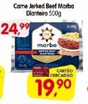 Cercadão Carne Jerked Beef Marba Dianteiro 500g oferta