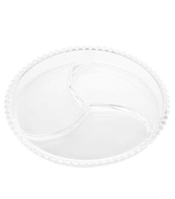 Petisqueira pearl vidro cristal wolff 24cm 27890
