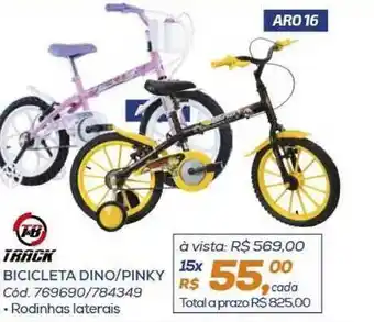Bicicleta Dino Pinky Track