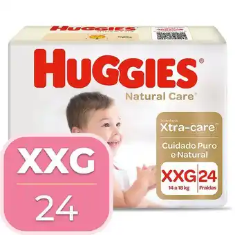 Supermercados Mateus Fralda descartável infantil natural care xxg huggies oferta