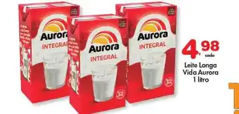 Leite longa vida aurora