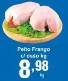 Rossi Supermercado Peito Frango c/Osso 1kg oferta