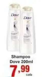 Rossi Supermercado Shampoo Dove 200ml oferta