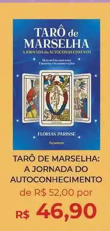 Livraria Leitura Tarô De Marselha A Jornada Do Autoconchecimento oferta