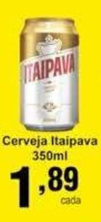 Rossi Supermercado Cerveja Itaipava 350ml oferta