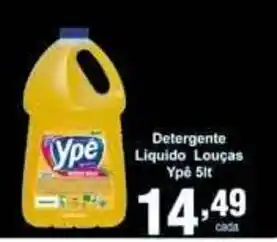 Detergente Liquido Loucas Ype 5L