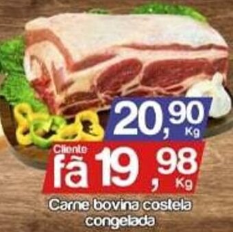 Supermercados Gricki Carne bovina costela congelada 1kg oferta
