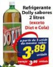 Vencedor Atacadista Refrigerante Dolly sabores 2L oferta