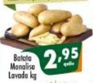 Vencedor Atacadista Batata Monalisa Lavada 1kg oferta