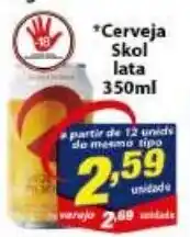 Vencedor Atacadista Cerveja Skol lata 350ml oferta