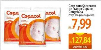 Atacadão Coxa com sobrecoxa de frango copacol congelada oferta