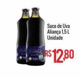 Mart Minas Suco de uva aliança unidade oferta