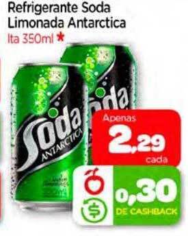Nordestão Refrigerante soda limonada antarctica oferta