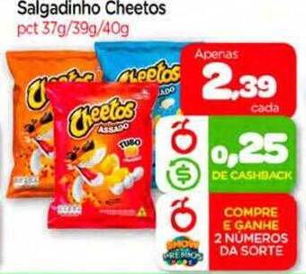Nordestão Salgadinho cheetos oferta