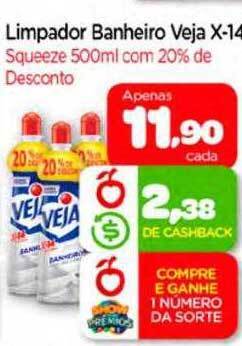 Nordestão Limpador banheiro veja x-14 oferta
