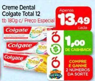 Nordestão Creme dental colgate total 12 oferta