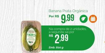 Oba Hortifruti Banana prata orgânica oferta