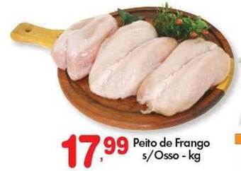 Supermercado Bergamini Peito de frango s osso oferta