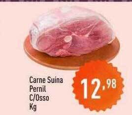 Supermercados Pague Menos Carne suína pernil c osso oferta