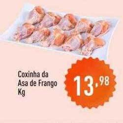 Supermercados Pague Menos Coxinha da asa de frango oferta