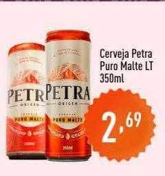 Supermercados Pague Menos Cerveja petra puro malte oferta