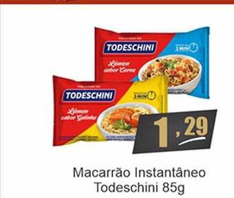 Dubom Supermercados Macarrão instantâneo todeschini oferta