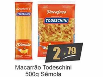 Dubom Supermercados Macarrão todeschini sêmola oferta