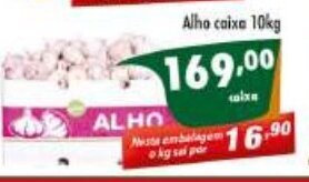 Alho caixa 10kg