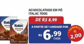 Bahamas Mix Achocolatado em pó italac oferta