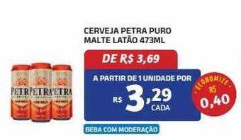 Bahamas Mix Cerveja petra puro malte latão oferta