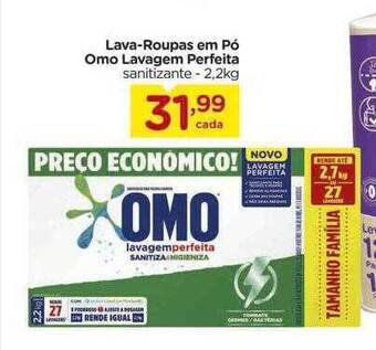 Carrefour Lava-roupas em pó omo lavagem perfeita oferta