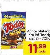 Carrefour Achocolatado em pó toddy oferta