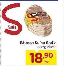 Carrefour Bisteca suína sadia congelada oferta