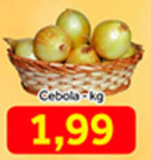 Shibata Supermercados Cebola 1kg oferta
