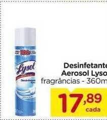 Carrefour Desinfetante aerosol lysol oferta