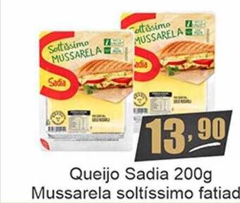 Dubom Supermercados Queijo sadia mussarela soltissimo fatiado oferta