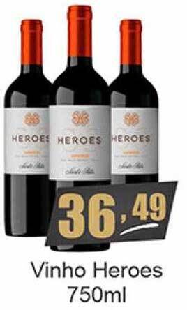Dubom Supermercados Vinho heroes oferta