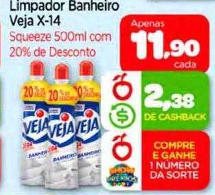 Nordestão Limpador banheiro veja x-14 oferta