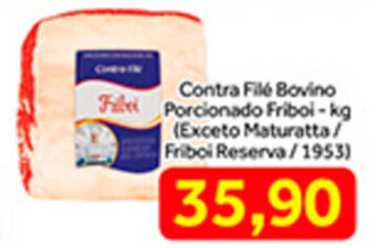 Shibata Supermercados Contra File Bovino Porcionado Friboi 1kg oferta
