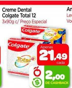 Nordestão Creme dental colgate total 12 oferta
