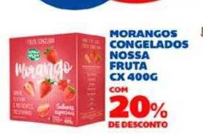 Morangos congelados nossa fruta
