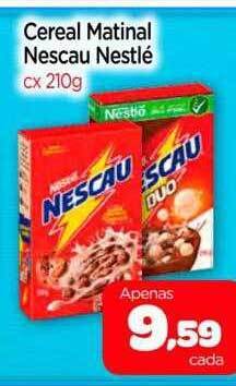 Nordestão Cereal matinal nescau nestlé oferta
