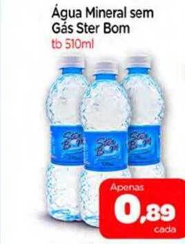 Nordestão Agua mineral sem gas ster bom oferta
