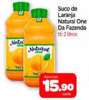 Nordestão Suco de laranja natural one da fazenda oferta