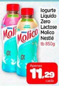 Nordestão Iogurte liquido zero lactose molico nestlé oferta